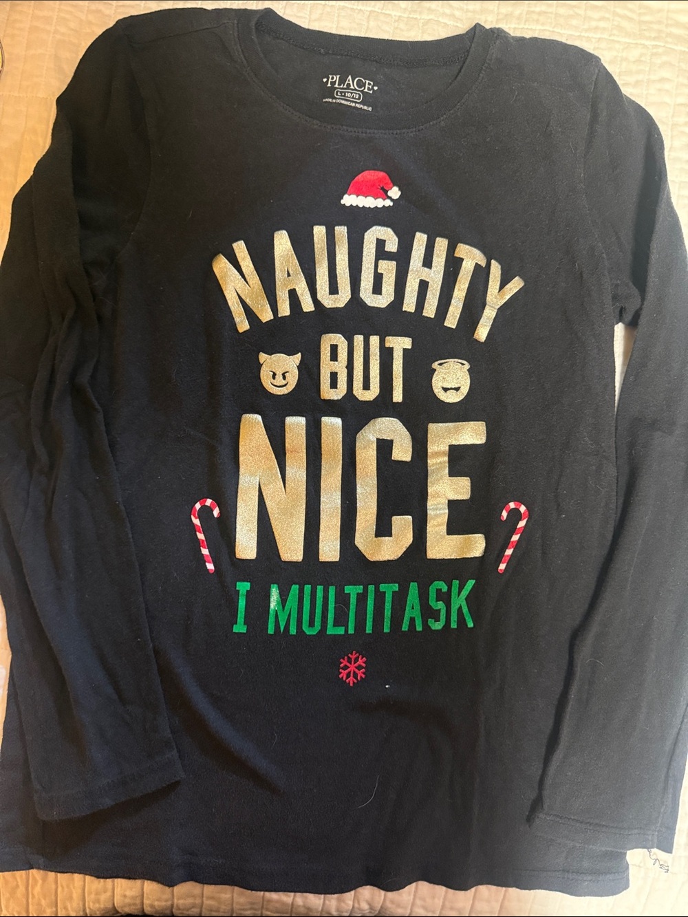 Kids Christmas long sleeve tee